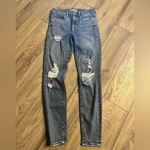SOLD Good American - Good waist distressed jeans